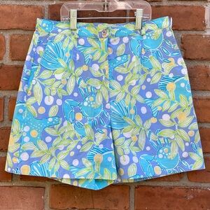 Vintage Lilly Pulitzer Sweet Blue Crabby Resort Short